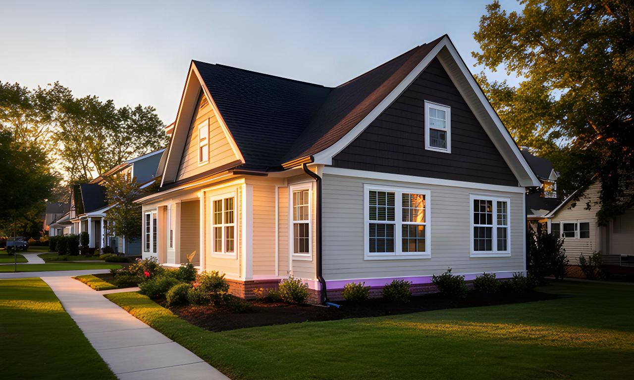 Updated Charleston neighborhood home showing a finished roof, new windows, and clean exterior lines